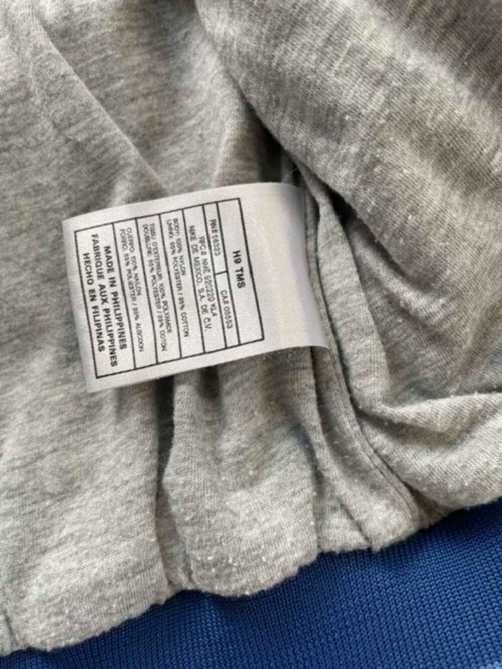 Nike Boy's Hooded Windbreaker Jacket, Blue, Size L (14) - Picture 8 of 10